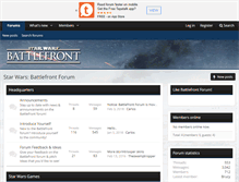 Tablet Screenshot of battlefront-forum.com